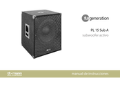 thomann fun generation PL 15 Sub A Manual De Instrucciones