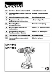 Makita DHP456 Manual De Instrucciones