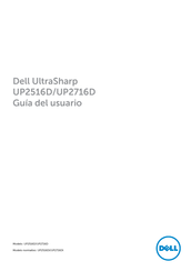 Dell UltraSharp UP2716Dt Guia Del Usuario