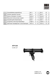 Schneider Airsystems KTP 310 Manual De Instrucciones