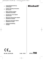 EINHELL BT-VC 700 Manual De Instrucciones