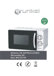 Grunkel MW-20 HW Manual De Instrucciones