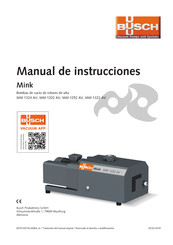 BUSCH Mink MM 1324 AV Manual De Instrucciones