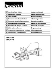 Makita BPJ180 Manual De Instrucciones