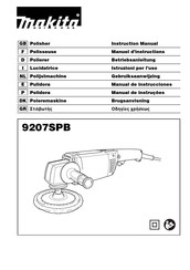 Makita 9207SPB Manual De Instrucciones