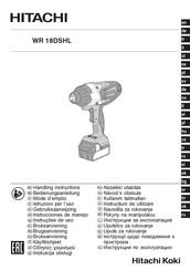 Hitachi WR 18DSHL Instrucciones De Manejo