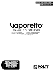 POLTI Vaporetto SV400 HYGIENE Manual De Instrucciones