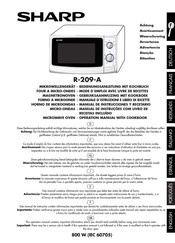 Sharp R-209-A Manual De Instrucciones