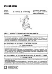 Metabo HPT C 10FCG Manual De Instrucciones