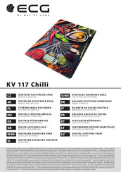 ECG K V 117 Chilli Manual De Instrucciones