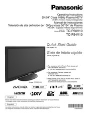 Panasonic TC-P50V10 Manual De Instrucciones