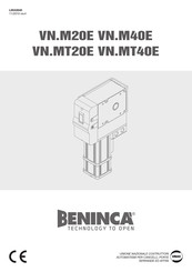 Beninca VN.M20E Manual Del Usuario