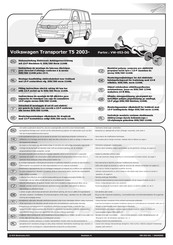 ECS Electronics VW-053-DG Instrucciones De Montaje