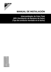 Daikin VAM1000FA Manual De Instalación