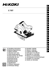 HIKOKI C 7ST Instrucciones De Manejo