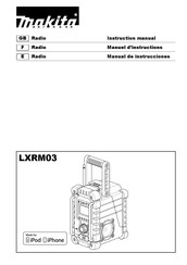 Makita LXRM03 Manual De Instrucciones