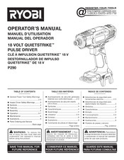 Ryobi QUIETSTRIKE P290 Manual Del Operador