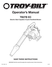 Troy-Bilt TB27B EC Manual Del Operador