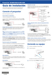 Epson PowerLite 905 Guia De Instalacion