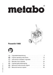 Metabo PowerAir V400 Manual De Instrucciones Original