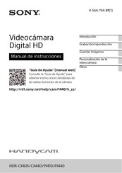 Sony HANDYCAM HDR-CX405 Manual De Instrucciones