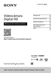 Sony HANDYCAM HDR-CX330 Manual De Instrucciones