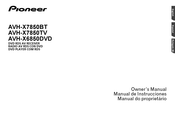 Pioneer AVH-X6850DVD Manual De Instrucciones