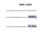 Polar Refrigeration G623 Manual De Instrucciones