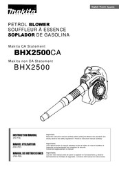 Makita BHX2500CA Manual De Instrucciones