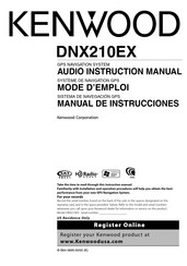 Kenwood DNX210EX Manual De Instrucciones