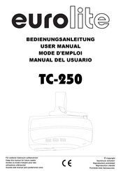 EuroLite TC-250 Manual Del Usuario