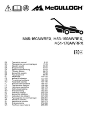 McCulloch M51-170AWRPX Manual De Usuario