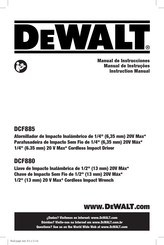 Dewalt DCF885 Manual De Instrucciones