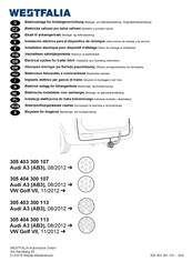 Westfalia 305 404 300 107 Instrucciones De Montaje