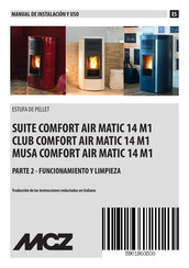 MCZ SUITE COMFORT AIR MATIC 14 M1 Manual De Instalacion Y Uso