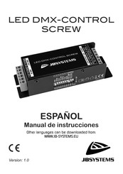 JB Systems LED DMX-CONTROL SCREW Manual De Instrucciones