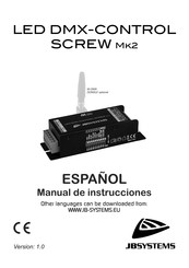 JB Systems LED DMX-CONTROL SCREW Mk2 Manual De Instrucciones