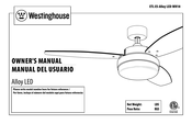 Westinghouse Alloy LED Manual Del Usuario