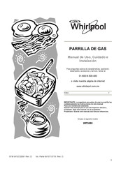 Whirlpool WP3690 Manual De Uso, Cuidado E Instalación