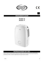 Argo ALICE 17 Instrucciones De Uso