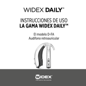 Widex DAILY D-FA Instrucciones De Uso