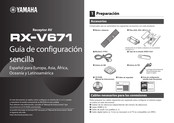 Yamaha RX-V671 Guía De Configuración Sencilla