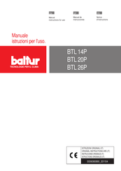 baltur BTL 26P Manual De Instrucciones