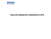 Epson L475 Guía De Instalación Inalámbrica