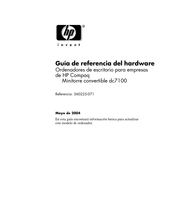 HP Ultra-Delgada Compaq dc7100 Manual Del Usuario