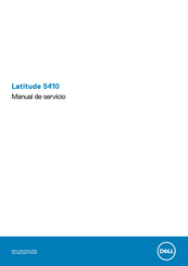 Dell Latitude 5410 Manual De Servicio