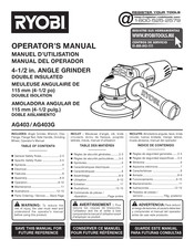 Ryobi AG403G Manual Del Operador