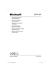 EINHELL 34.310.50 Manual De Instrucciones Original