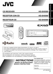JVC Exad KD-SHX900 Manual De Instrucciones