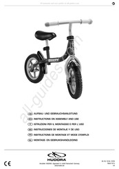 Hudora Bikey Instrucciones De Montaje Y De Uso